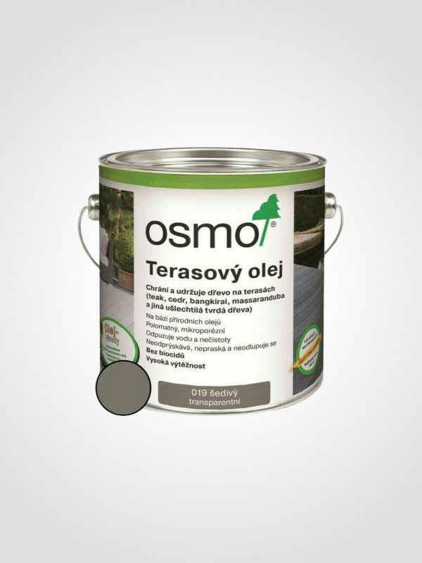 Terasový olej OSMO, šedý 019