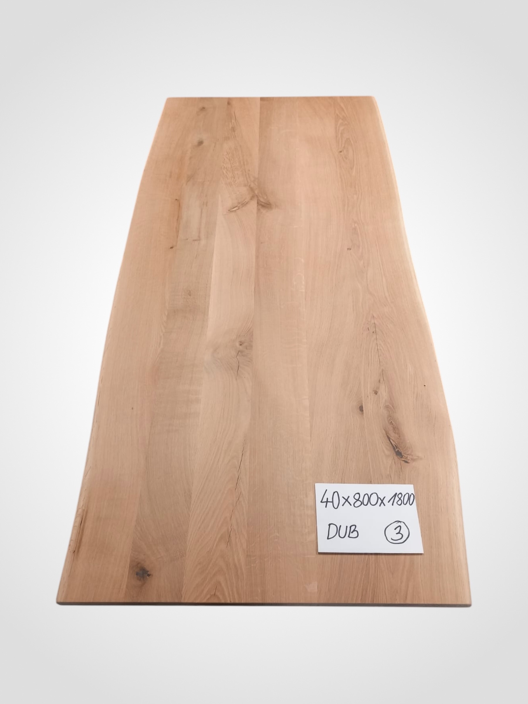 Dub 40 x 800 x 1800 mm, obliny, SD - 3