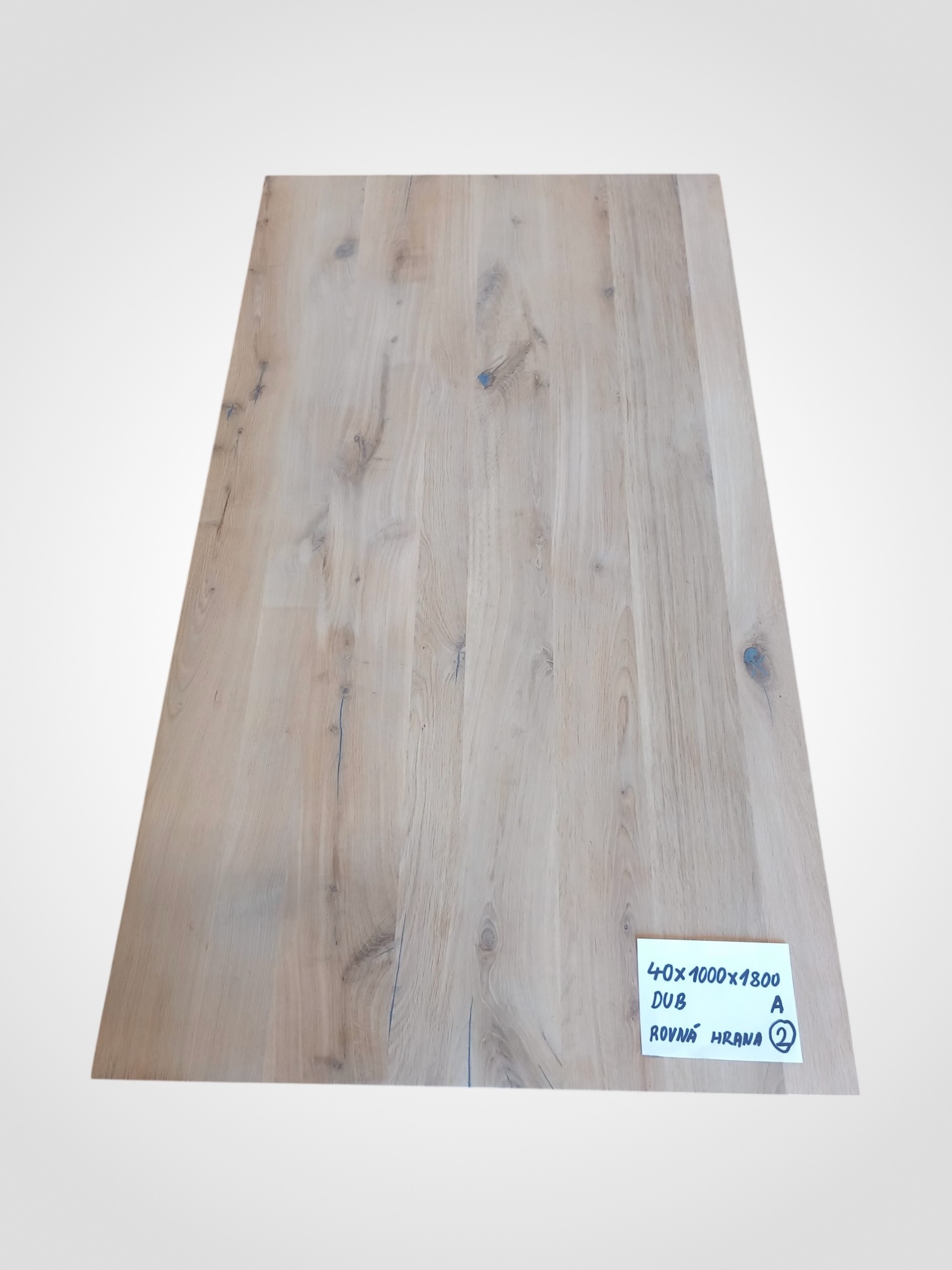 Dub 40 x 1000 x 1800 mm, rovná hrana, SD - 2