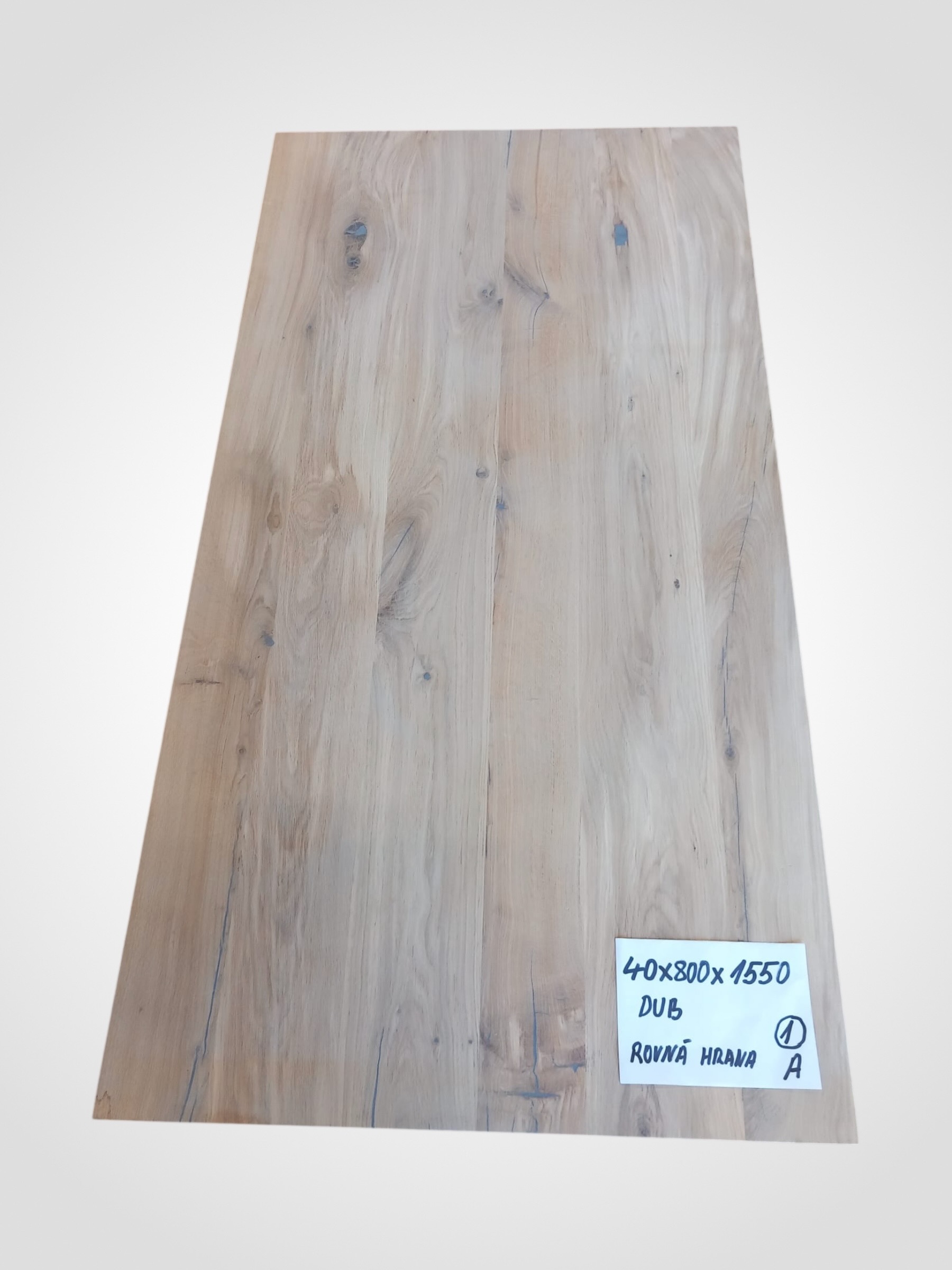 Dub 40 x 800 x 1550 mm, rovná hrana, SD - 1