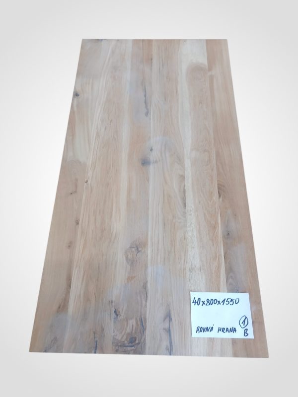Dub 40 x 800 x 1550 mm, rovná hrana, SD - 1