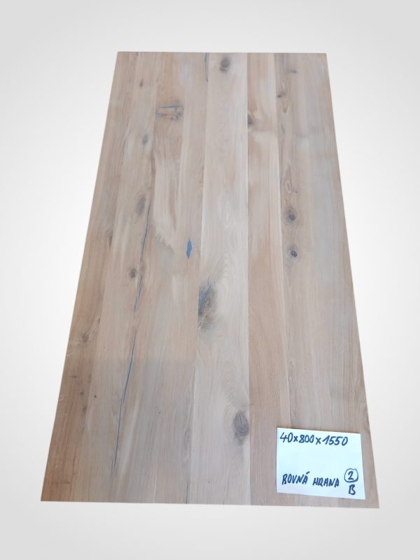 Dub 40 x 800 x 1550 mm, rovná hrana, SD - 2