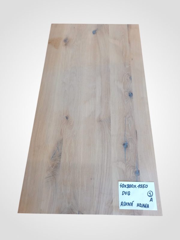 Dub 40 x 800 x 1550 mm, rovná hrana, SD - 3
